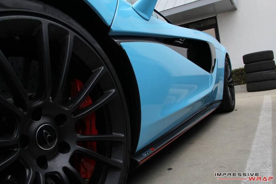 McLaren 570S Sky Blue by Impressive Wrap 2016 года  (фото 15 из 21)